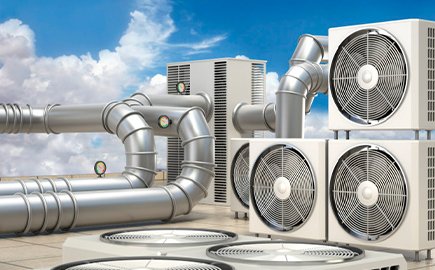 Heat and cooling supply system (HAVC)